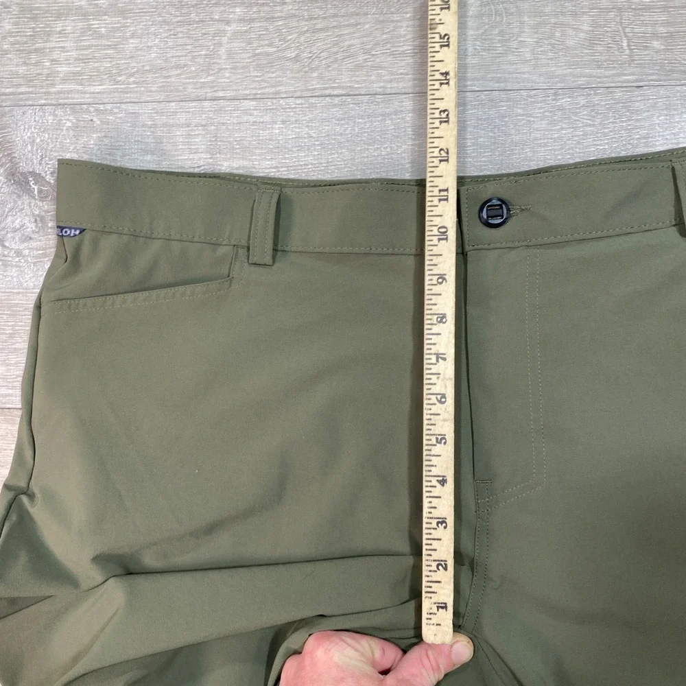 FORLOH Shorts‎ Mens 44 Green Polyester Spandex Hunting Outdoor Made in USA